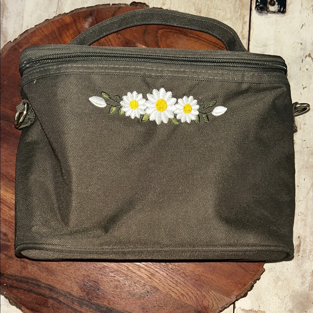 Olive Green Insulated Lunch Bag
